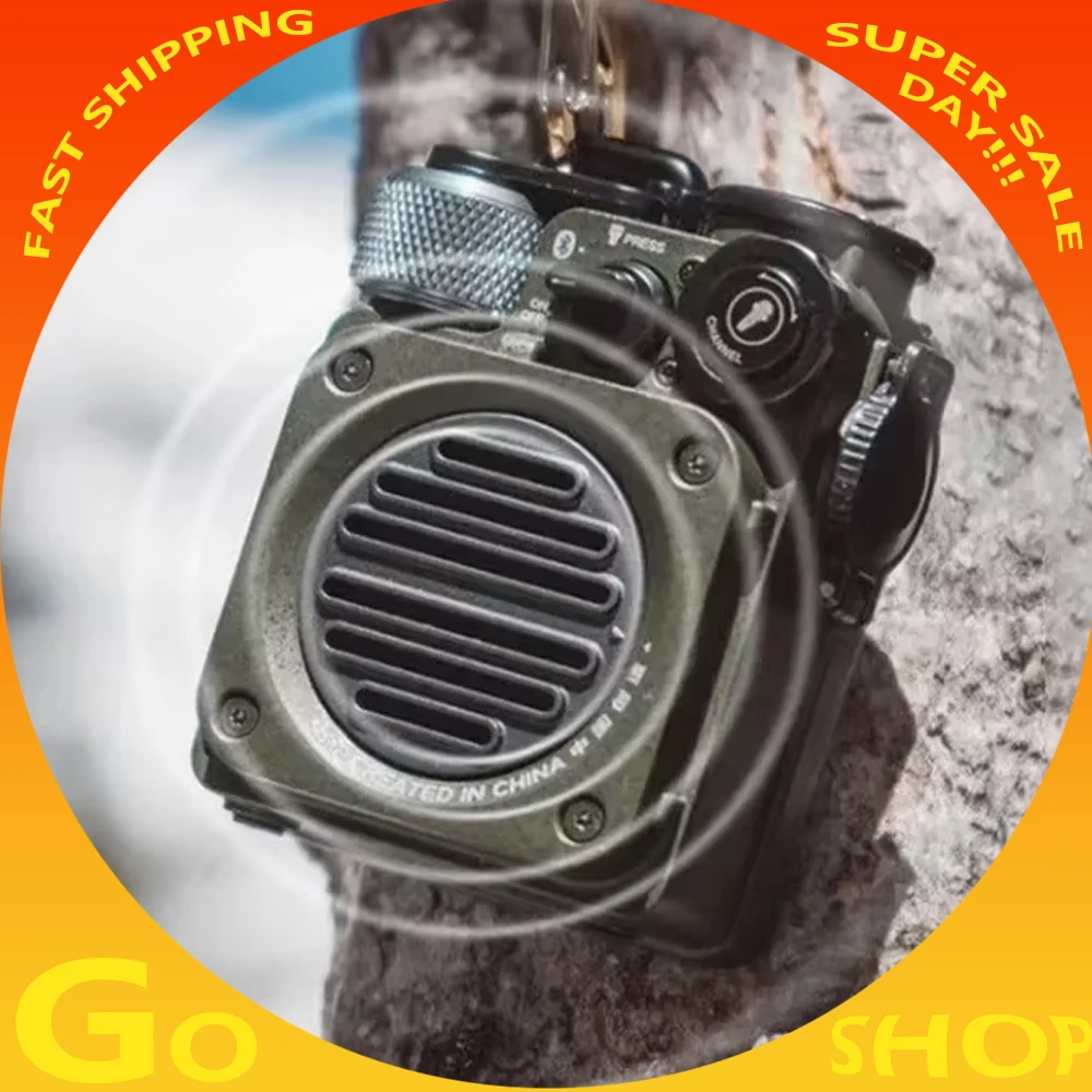 XOG Muzen Wild Беспроводной Bluetooth Мини-динамик Пользовательский Водонепроницаемый Сабвуфер Звук Подарок Mw-Pvx Портативный Открытый Динамик Кемпинг