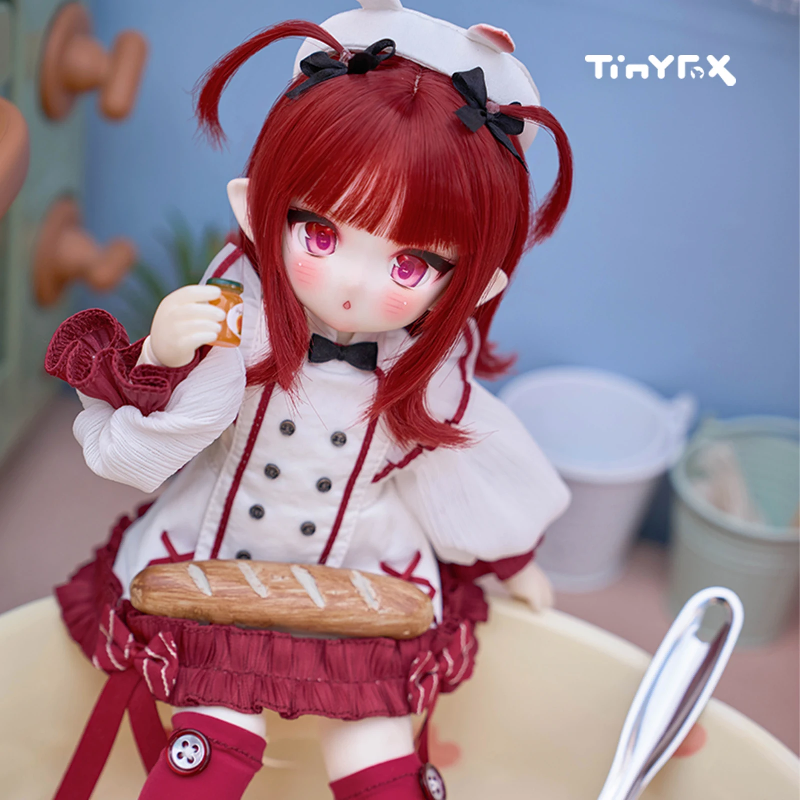 Подлинная Tinyfox 1/6 Octopus Chef PIERCY Mjd Mobile Joint Doll Bjd 6 Points 2d Kawaii Аниме Фигурки Сюрприз Игрушка в подарок