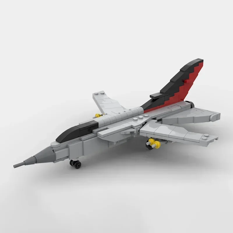 Военная модель Moc, строительные кирпичи, масштаб 1:72, Торнадо ADV F.3, технология истребителя, блоки, подарки, рождественские игрушки, наборы «сделай сам», сборка (art.: 3920cd106c822) - 3920cd106c822