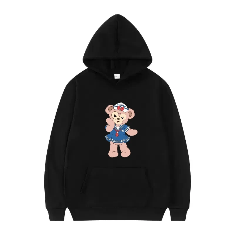 Фото Disney Mickey Mouse Duffy узор женщина спортивные свободные белые зимние топы одежда пуловеры женские дешевые толстовки мужские толстовки №2