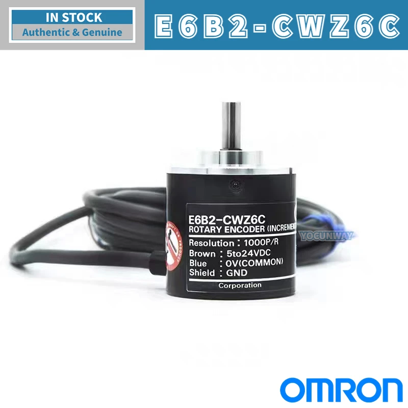 Новый аутентичный роторный кодировщик OMRON E6B2-CWZ6C 100 200 360 500 600 800 2000PR 5to24VDC E6B2 CWZ6C