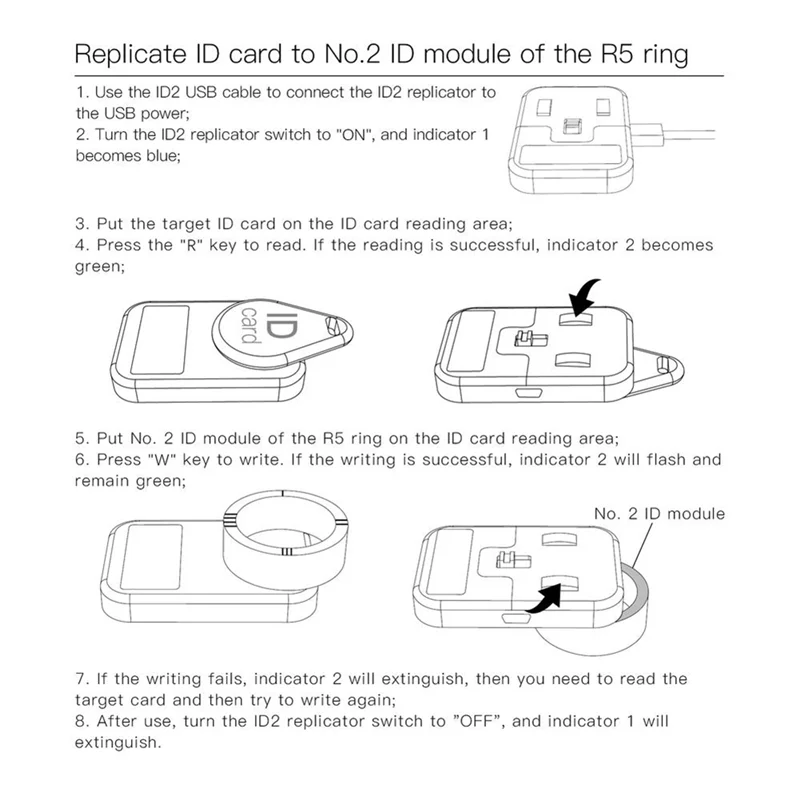 Фото JAKCOM CDS Репликатор CDS RFID-репликатор для R5 Smart Ring Copy IC и ID-карты №4