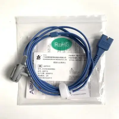 Biolight многоразовый неонатальный датчик Spo2 для младенцев PN 15-100-0015 REF A1418-SW203MU для M8000 M9000 M9500