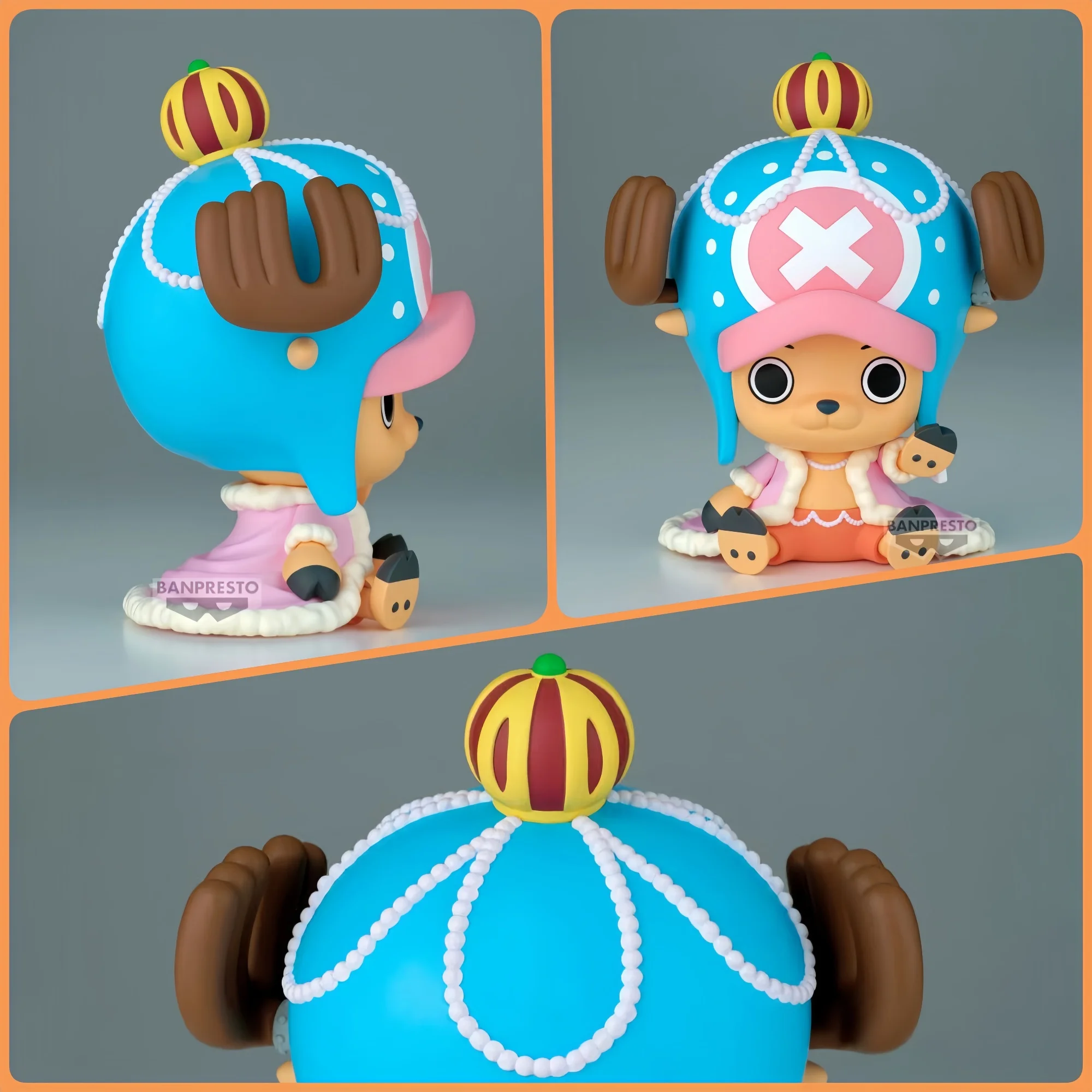 Bandai Banpresto One Piece Sofvimates Chopper 13 см сидящая аниме Коллекционная фигурка-милый стиль Выберите подарочный гаражный комплект