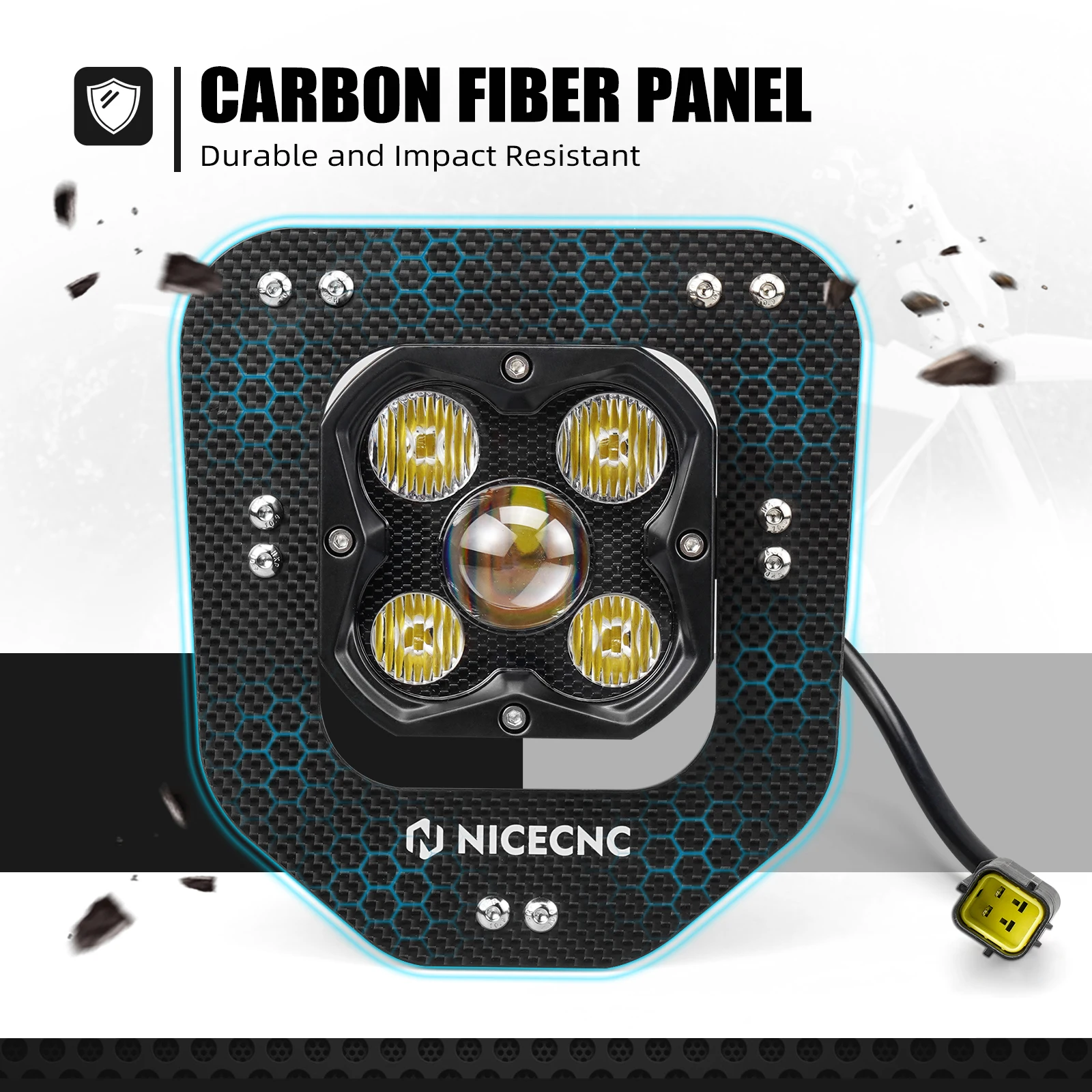 Фото Светодиодная лампа NICECNC для Husqvarna TE300 FE350 FE450 FE501 TE FE 150 250 300 350 450 501 2024-2025, аксессуары для мотоциклов №3