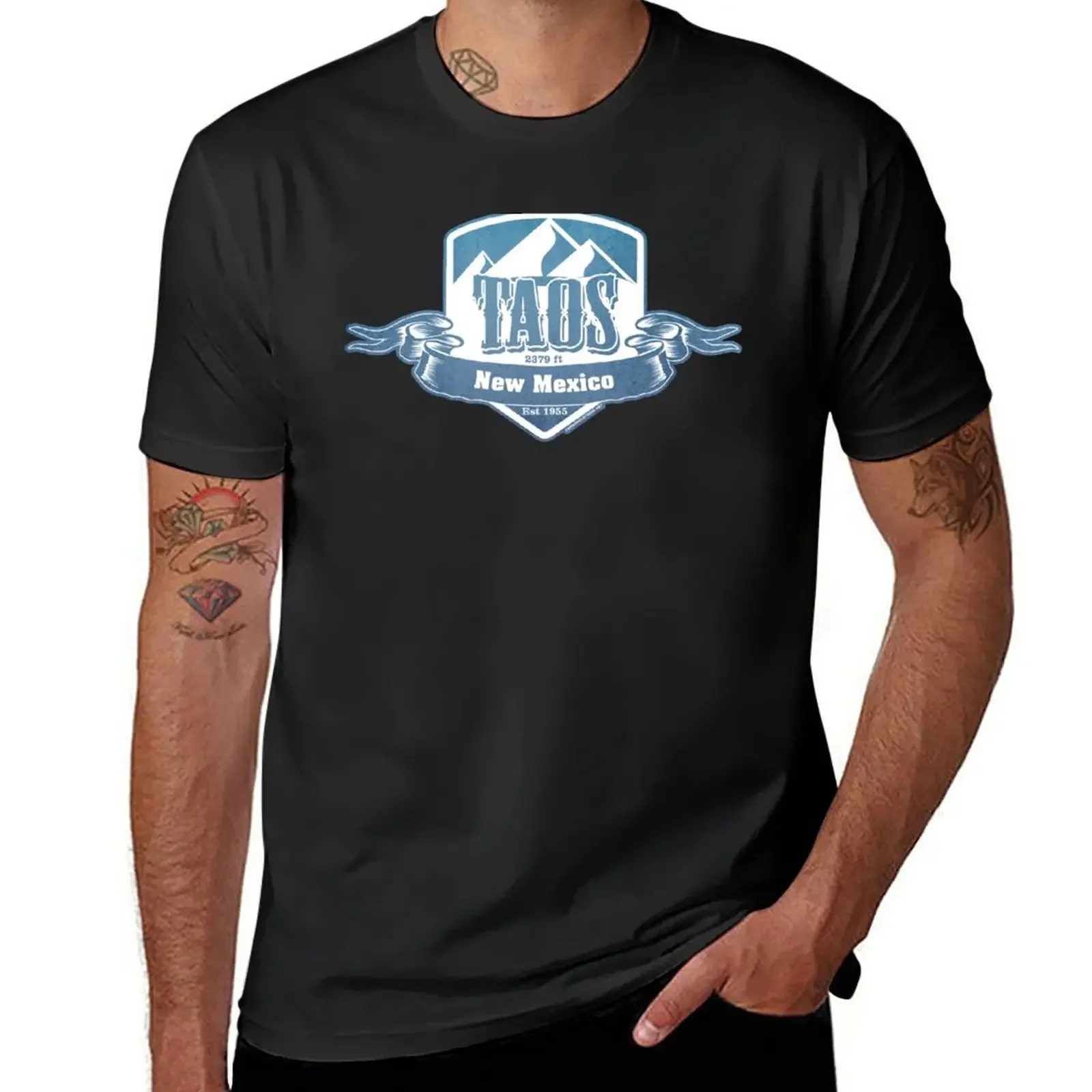 Новая футболка Taos New Mexico Ski Resort, таможенный дизайн, новое издание, аниме-футболка, набор мужских футболок с рисунком