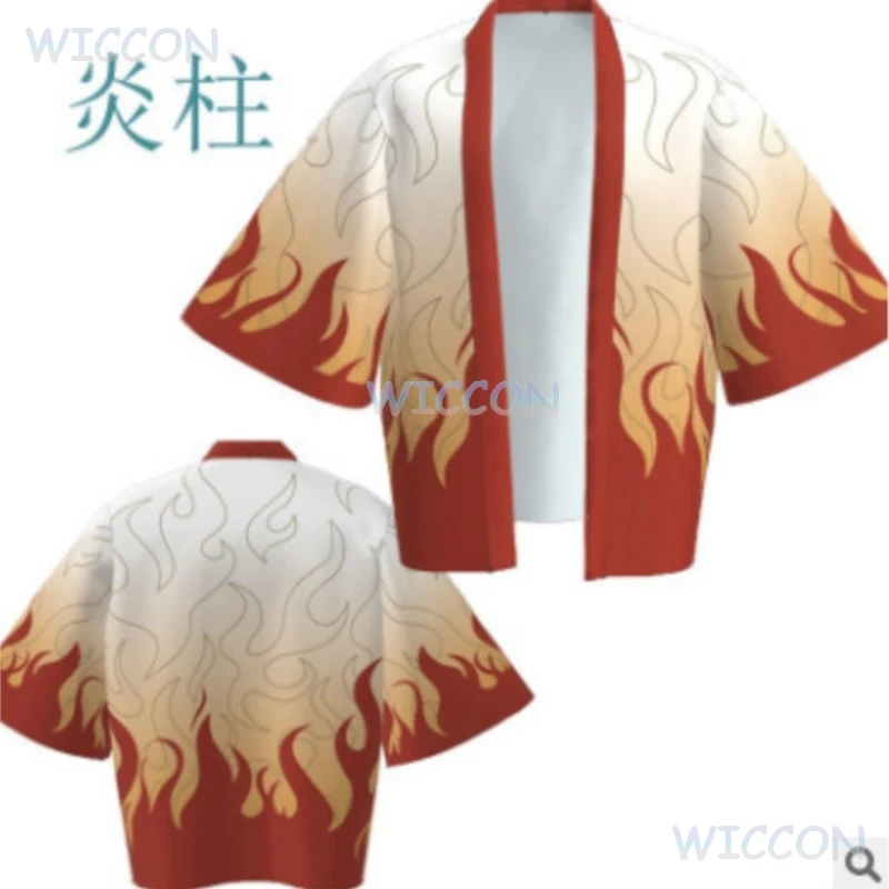 Фото ‌ ‌ ‌ De Mon Sla Yimet su no Yai ba Haori Cloak Anime Convention Tanjiro Nezuko Косплей Костюм Набор для детей и взрослых ‌ №4
