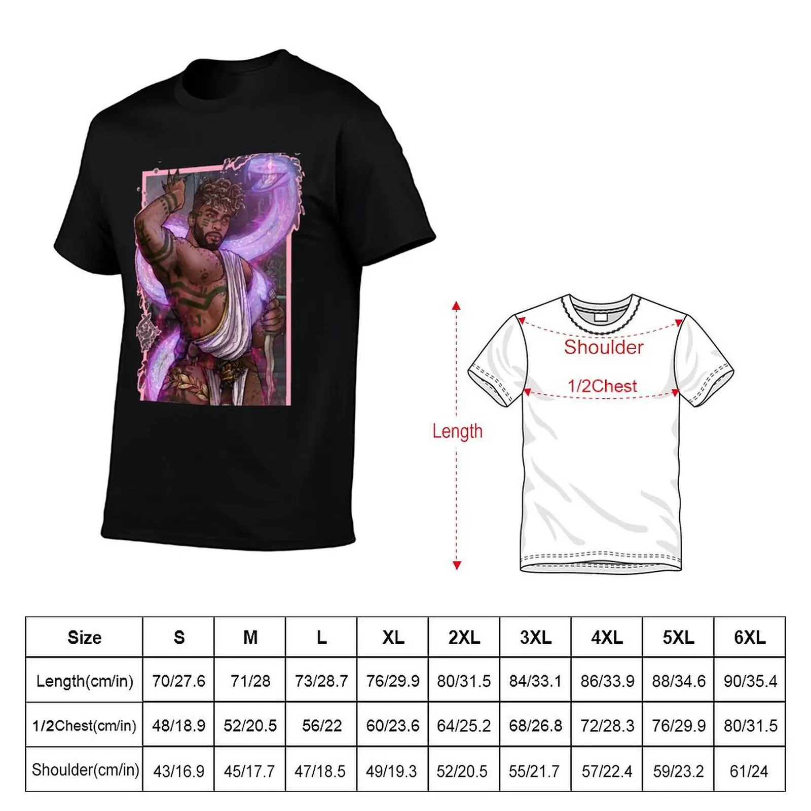 The Warlock T-Shirt t shirt for man 100 percent cotton cotton t shirts man 100% T-Shirt (art.: 3920d17732c59) - 3920d17732c59