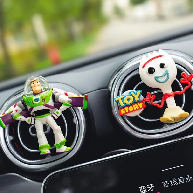 Фото Disney Toy Story Вуди Базз Лайтер мультяшная кукла автомобильный освежитель воздуха ароматерапия милый автомобильный вентиляционное отверстие ароматерапия декор автомобиля игрушка №3