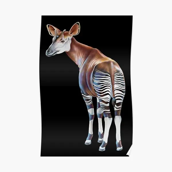 Плакат Okapi для комнаты, настенный принт, художественный декор, Настенная роспись для дома, забавная картина, украшение, винтажная картина, современная, без рамки
