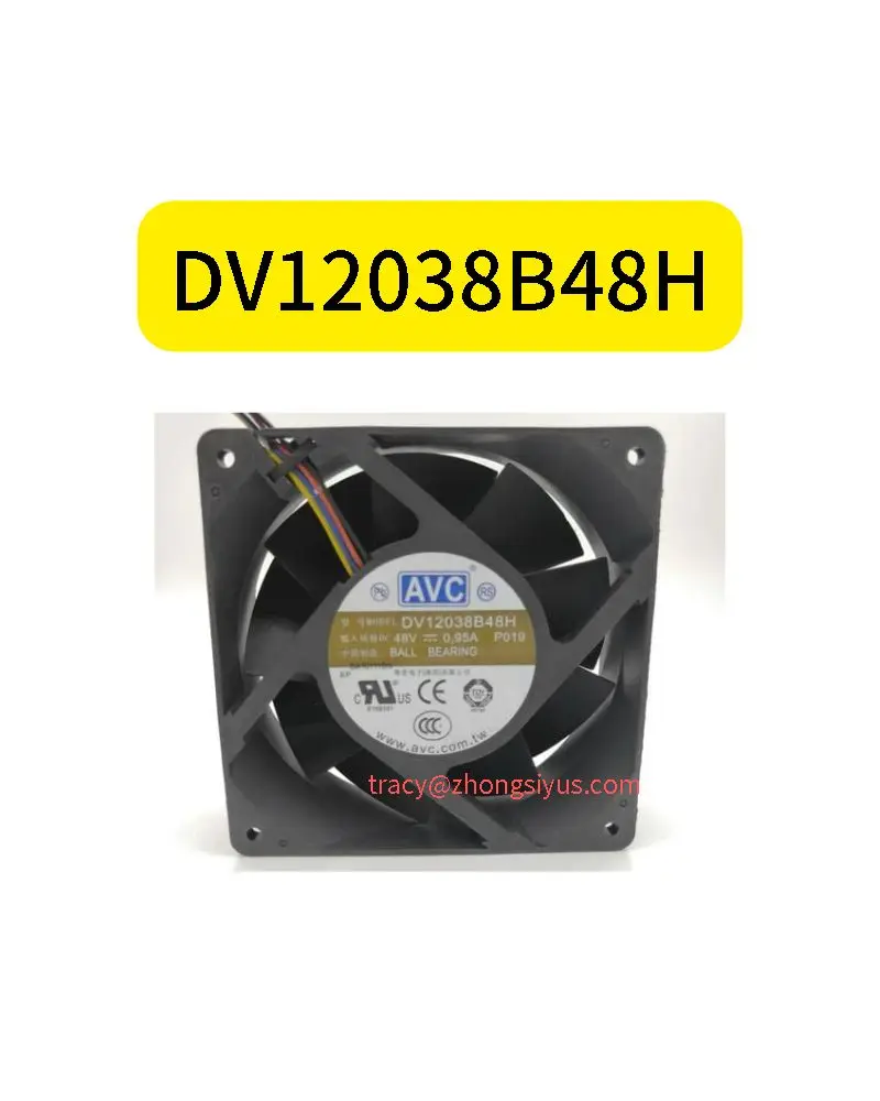 Новый DV12038B48H 48 В 0,95 А 12 см 12038 жестокий промышленный инверторный охлаждающий вентилятор