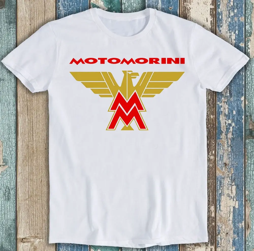 Moto Morini Мотоцикл Байкер Классическая гонка Бестселлер Забавный музыкальный мем Топ Футболка P1659