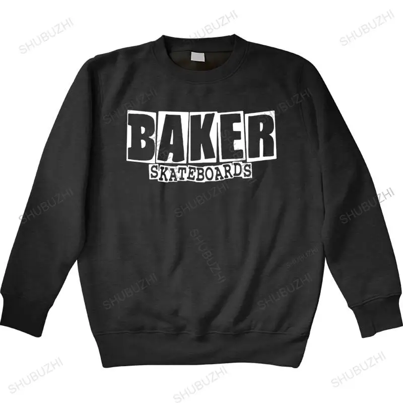 Новый Baker Skateboards Logo с длинным рукавом, черная мужская толстовка с капюшоном, мужской топ, Прямая доставка, мужская осенняя толстовка, брендовая мужская осенняя толстовка