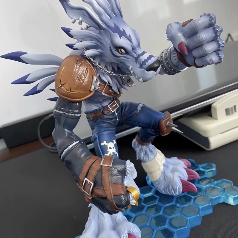 19 см Digimon Adventure Garurumon Фигурки Аниме Garurumon Фигурка ПВХ Фигурка Статуя Коллекция Модель Кукла Игрушка Подарки