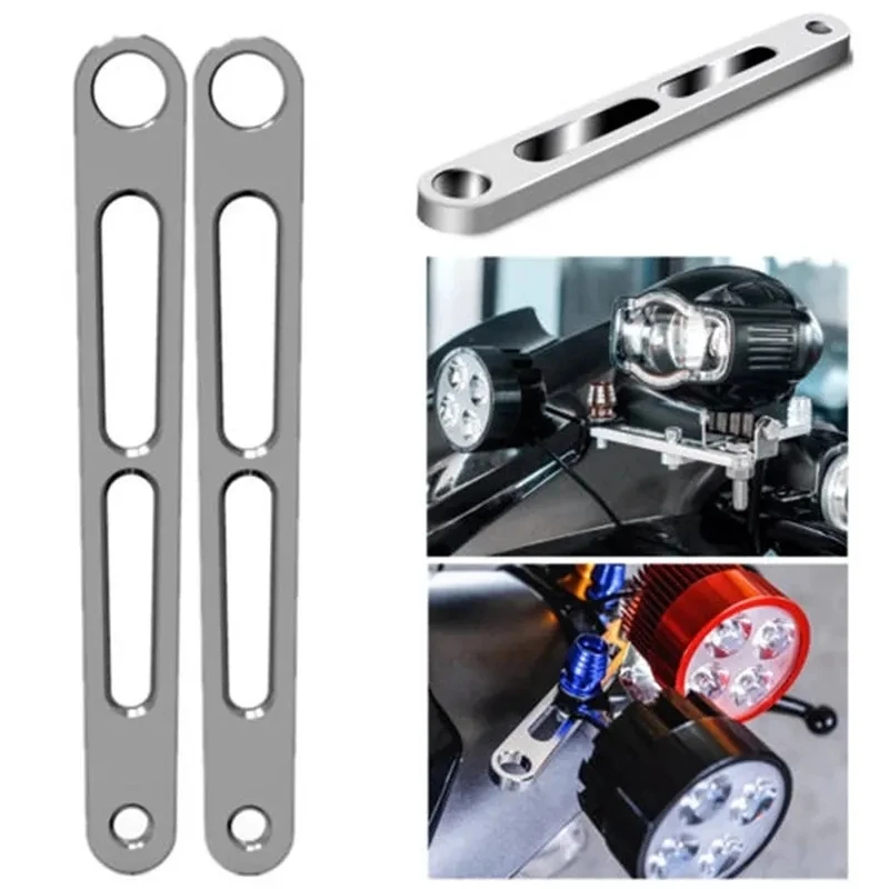 1 шт. Braket Dudukan Lampu Depan Sepeda Motor Универсальный Pegangan Lampu Depan Pemotong Telinga Garpu Fit Dudukan Garpu Motor