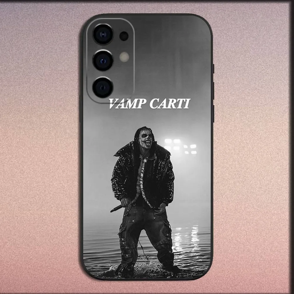 Фото Чехол для телефона Rapper P-Playboi Carti для Samsung S25, S24, S21, S22, S23, S30, Ultra, S20, Plus, Fe, Lite, Note, 10,9,5G, черный мягкий чехол №4