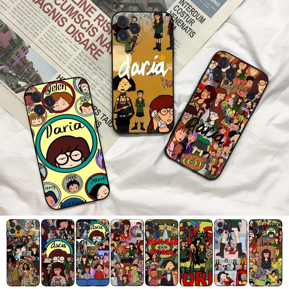 D-Daria T-The Series Phone Case For IPhone 16 15 14 11 12 13 Mini Pro XS Max Cover 6 7 8 Plus X Funda Shell