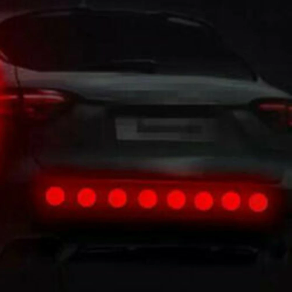 Фото Универсальное пригодное для всех автомобилей 10x круглые красные автомобильные Светоотражающие предупреждающие детали №3