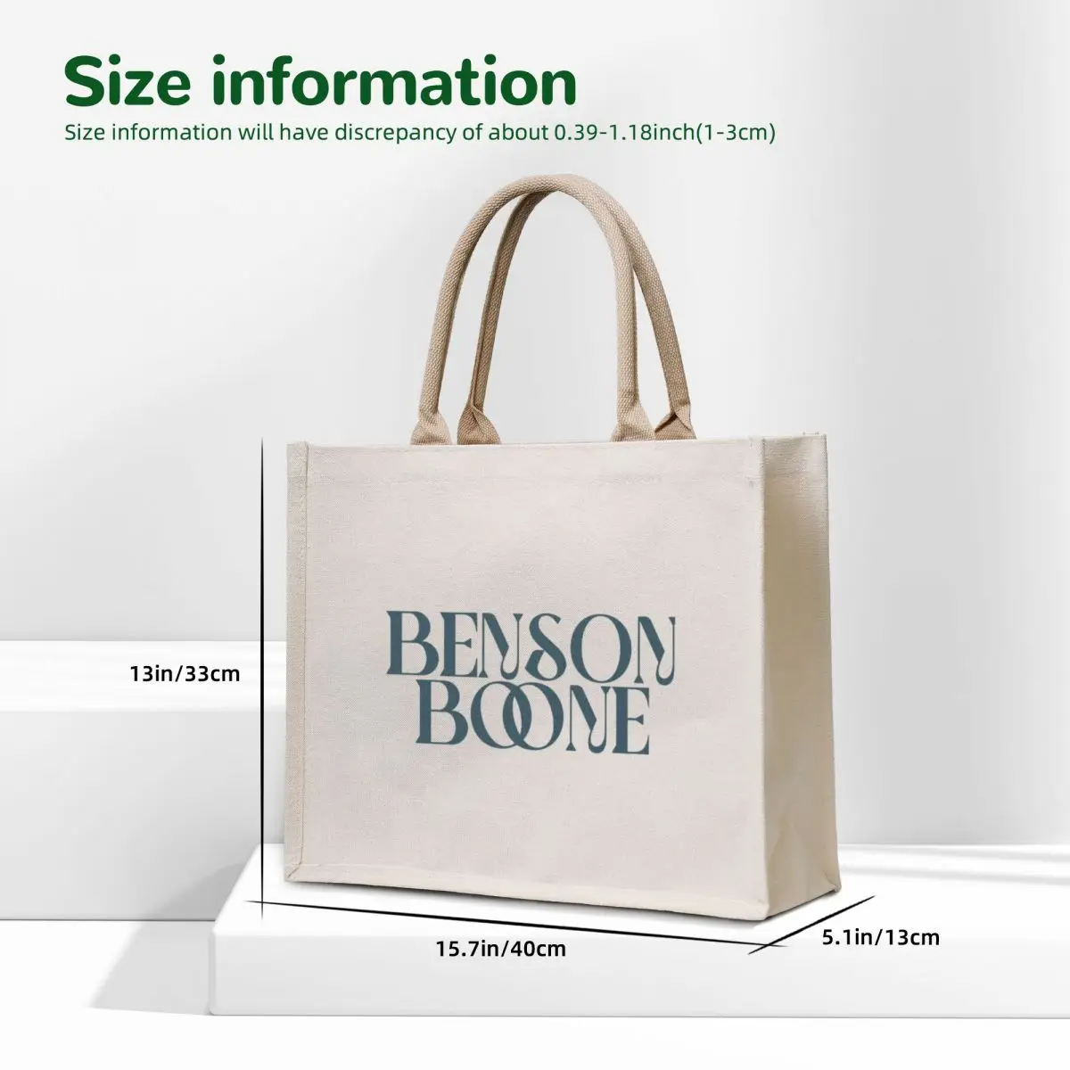 Фото Benson Boone Tote Bag Женская сумка-шоппер Холщовые сумки Женская сумка-шопер на заказ №5