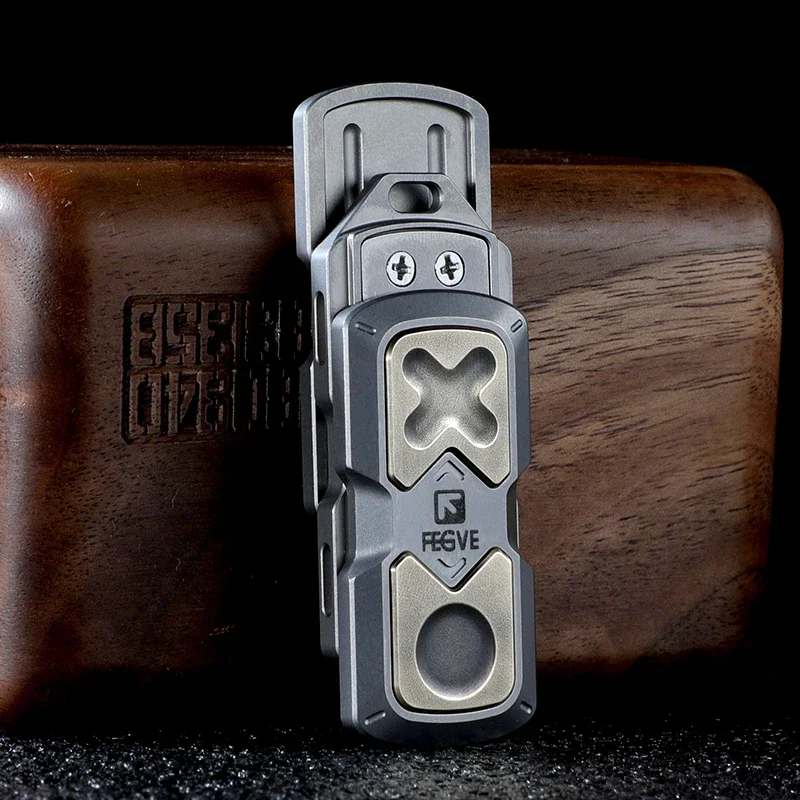 Фото EDC Титановый сплав Push Slider Механические интенсивные декомпрессионные инструменты EDC №4