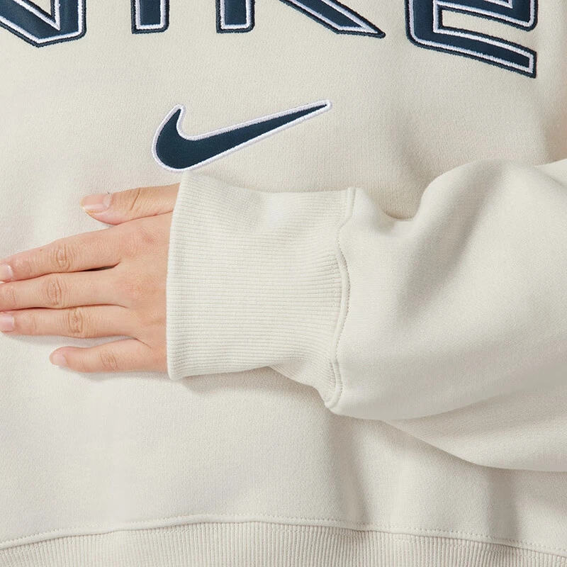 Фото Новое оригинальное поступление, женские пуловеры NIKE AS W NSW PHNX FLC OOS с логотипом CRE, спортивная одежда №4