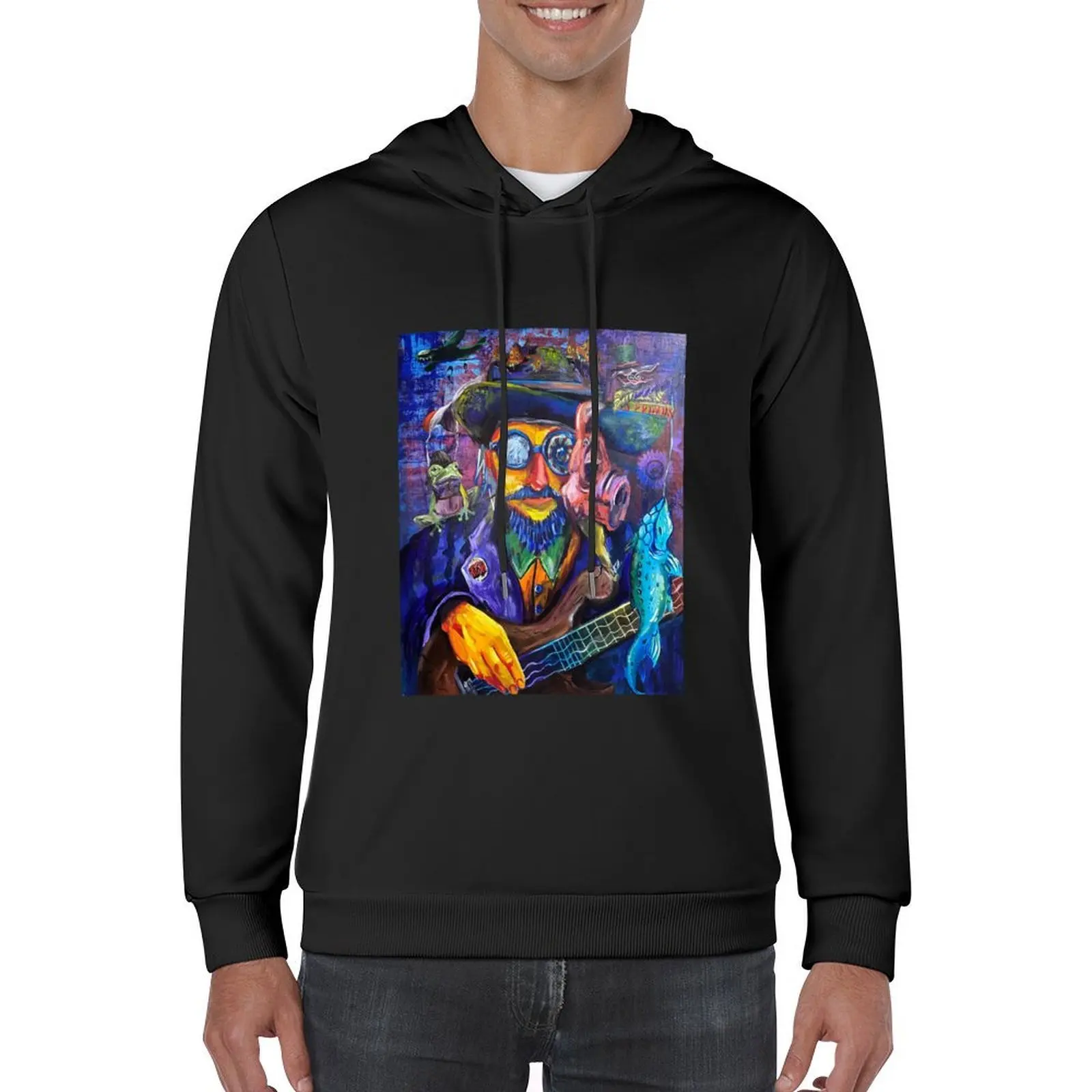 Фото Les Claypool Painting Hoodie men's winter sweater men's autumn clothes men's sweat-shirt autumn clothes hoodie for men №5