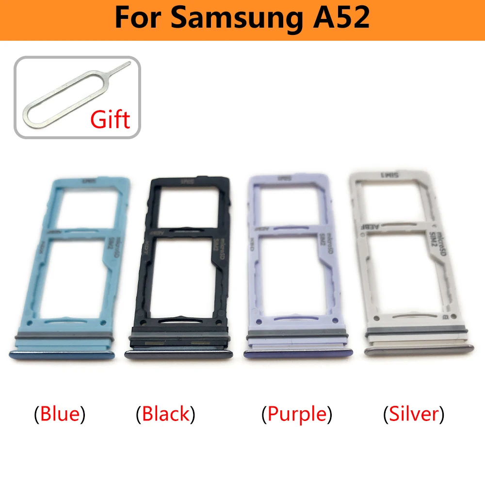 Фото Лоток для Sim-карты SD для Samsung A52 A72 A32 SIM держатель слота адаптера выдвижного ящика №5