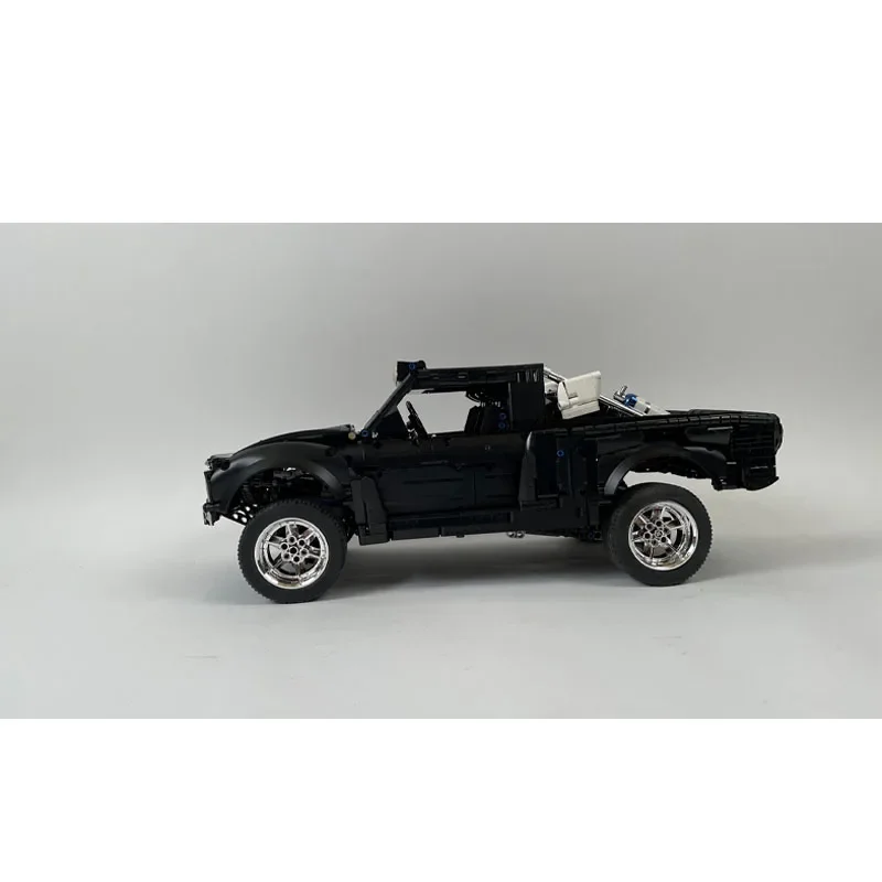 Фото KEJI MOC-113606, совместимый Hill Climbing Muscle Truck 2477, детали, модель трофейного грузовика, строительные блоки, детские игрушки для мальчиков, подарок на день рождения №5