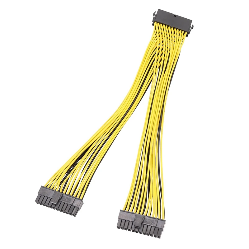 Фото ATX материнская плата 24Pin разъем на два 24E(20 + 4) контактный Удлинительный кабель №3