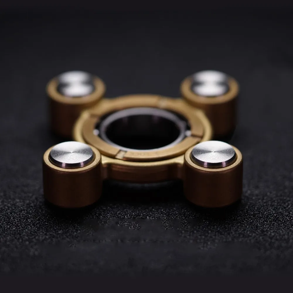 Фото FEGVE EDC Flying Apsaras Air Fidget Spinner, латунь, нержавеющая сталь, гаджеты для облегчения беспокойства, металлическая игрушка-непоседа, оригинальный дизайн №5
