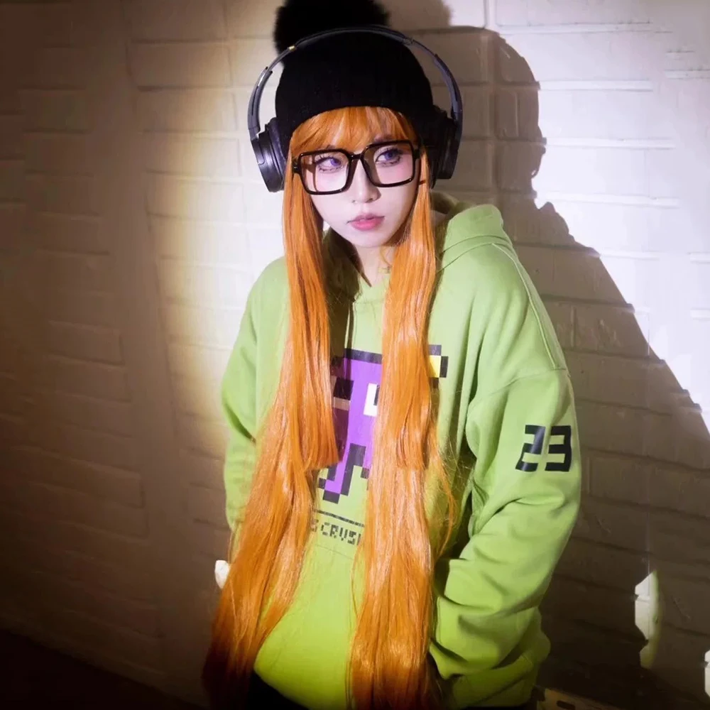 Игра P5 Futaba Sakura Косплей Костюм Зеленая Толстовка Для Взрослых Толстовка Унисекс Толстовки Куртка Пальто Одежда Для Хэллоуина