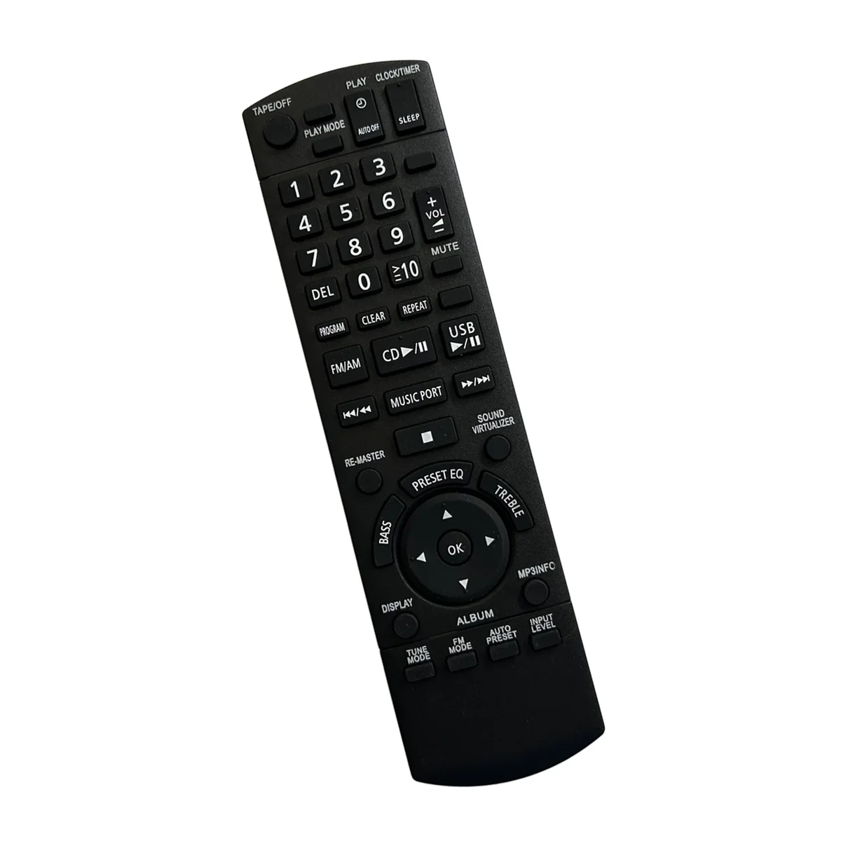 Фото Удаленный командир для портативной стерео компакт-диска Panasonic N2QAYA 000008   RX-D50 RX-D55 RX-D55EG RX-D55EGK RX-D55AEG-K RX-D55AEGK №3