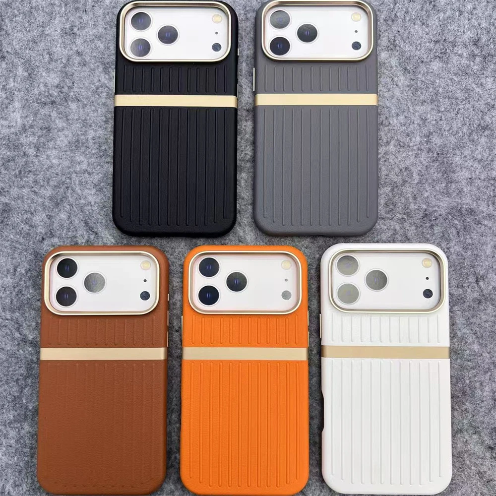 Кожаный магнитный чехол для бизнес-багажа для iPhone 17, 16, 15, 14, 13 Pro Max 17Air для MagSafe с беспроводной зарядкой, модный чехол Funda (art.: 3920d0bcf9192) - 3920d0bcf9192