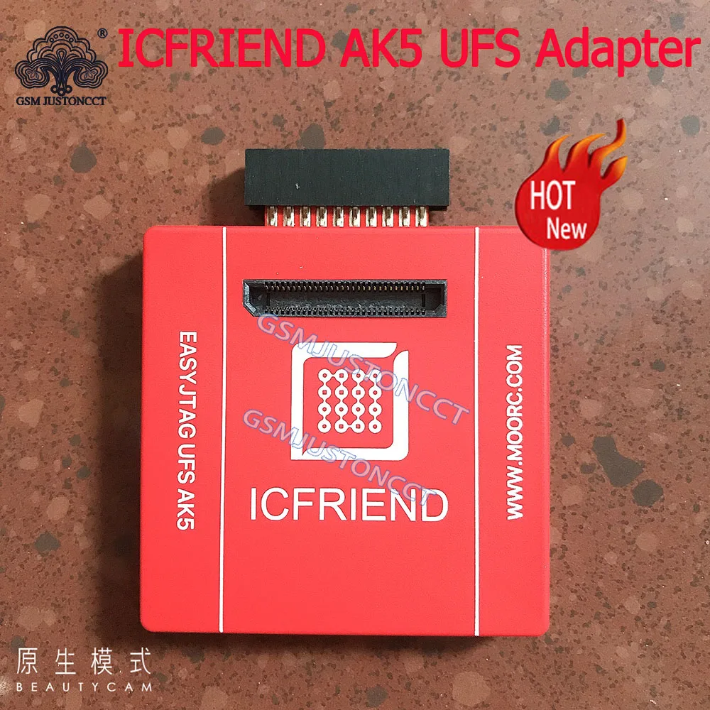 Фото ОРИГИНАЛЬНЫЙ НОВЫЙ адаптер MOORC ICFRIEND AK5 UFS 2025 для Z3X Easy Jtag Plus Box №3