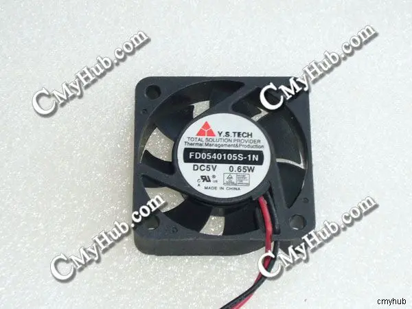 Охлаждающий вентилятор для Y.S.TECH FD0540105S-1N DC5V 0,65 Вт 4010 4 см 40 мм 40X40X10 мм 2-контактный охлаждающий вентилятор