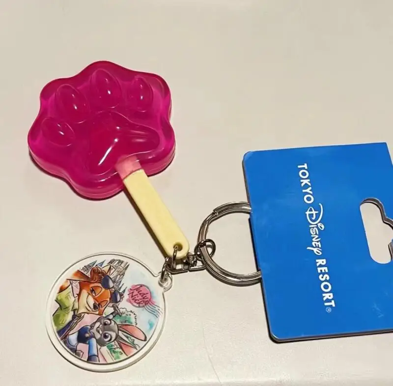 Kawaii Disney кошачья лапа брелок для мороженого Zootopia мультфильм креативные украшения на молнии аксессуары игрушка для мальчиков и девочек подарок на день рождения