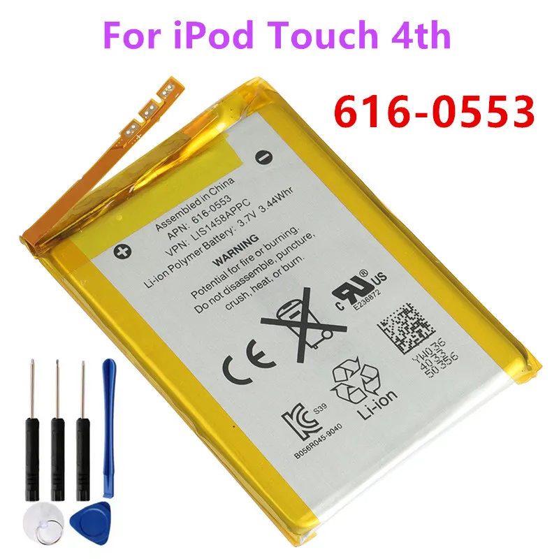 616-0553 / LIS1458APPC внутренний литий-полимерный Сменный аккумулятор для iPod Touch 4-го поколения 4 4g 616-0552 + Бесплатные инструменты
