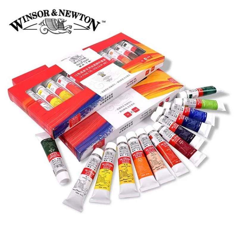 Winsor & Newton 12/цветов 12 мл профессиональная масляная краска набор для художника масляная живопись Рисование художественные принадлежности