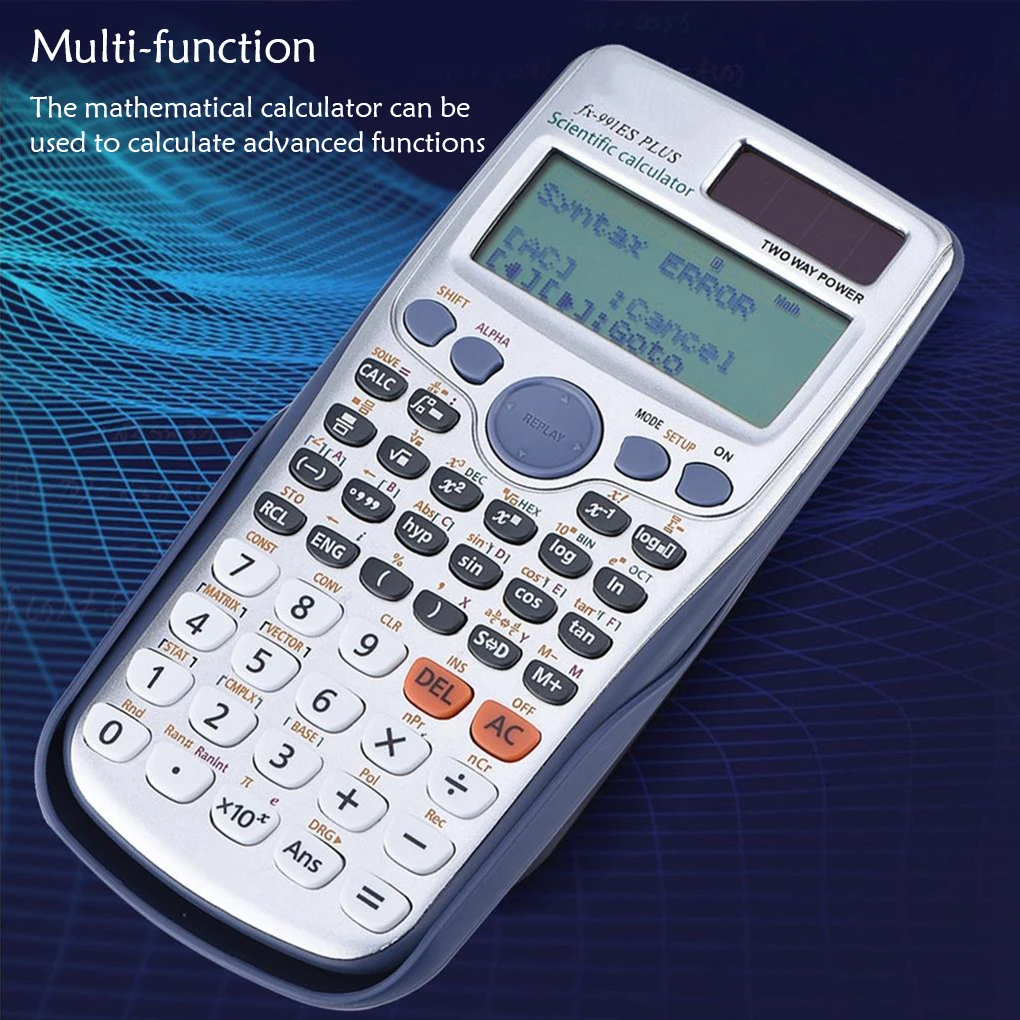 FX-991ES-PLUS оригинальный калькулятор 417 функций для учащихся старших классов компьютер офис графические технические принадлежности
