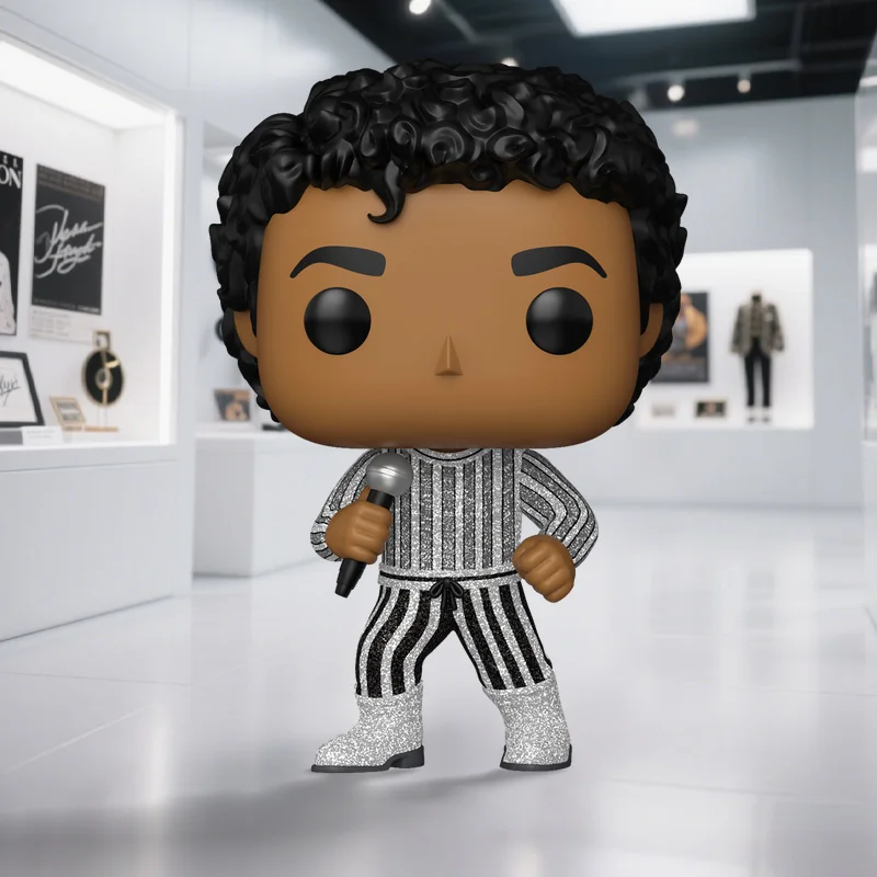 Фото Фигурки Майкла Джексона Funko Pop Rock Series Орнамент Звезда Декор стола Коллекционная ограниченная серия Модель игрушки Подарок на день рождения №3