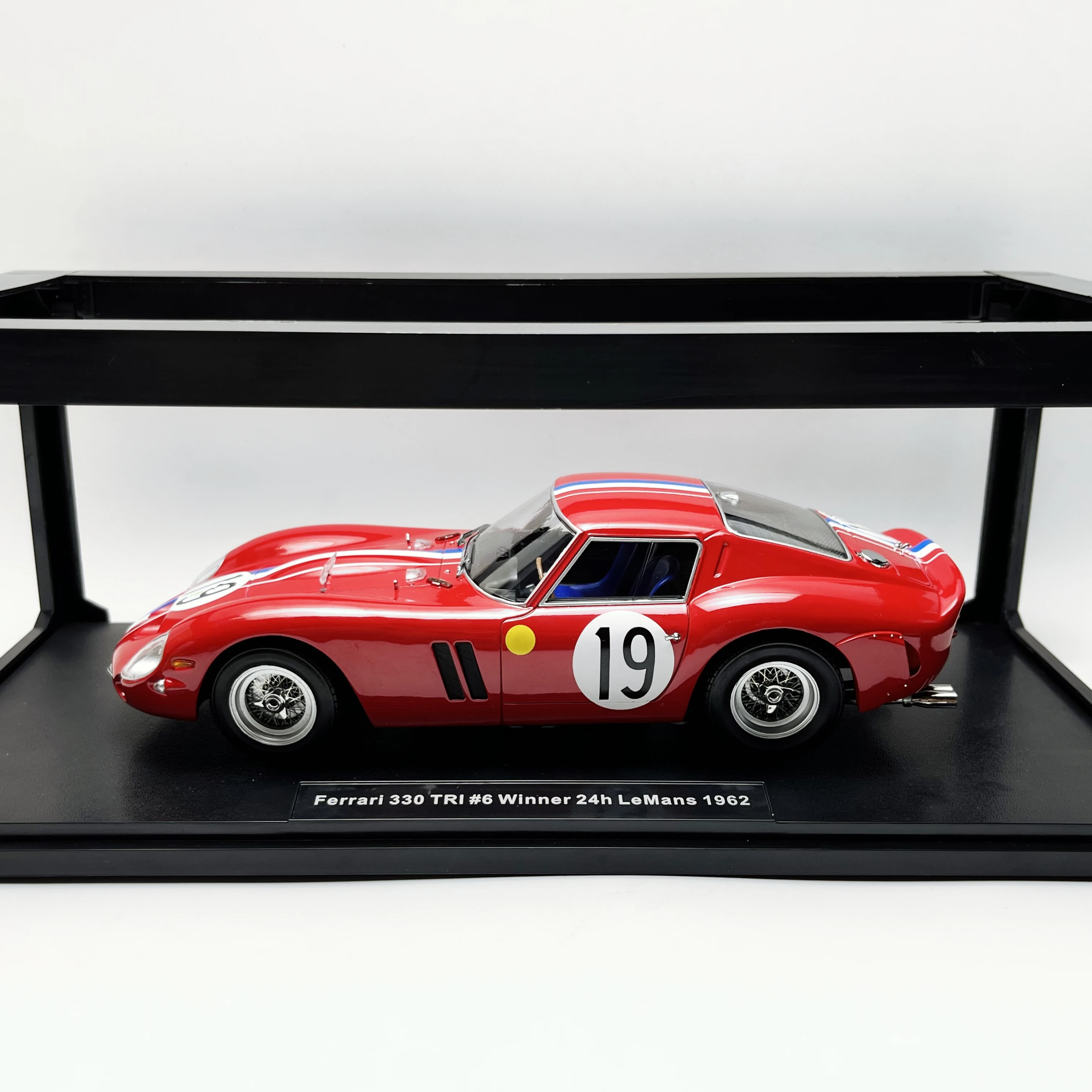 Литой под давлением масштаб 1:18 KK Ferrari 250 GTO, модель автомобиля из сплава, Коллекционная игрушка, подарок, сувенир, украшение для дисплея (art.: 3920cf698fe9a) - 3920cf698fe9a
