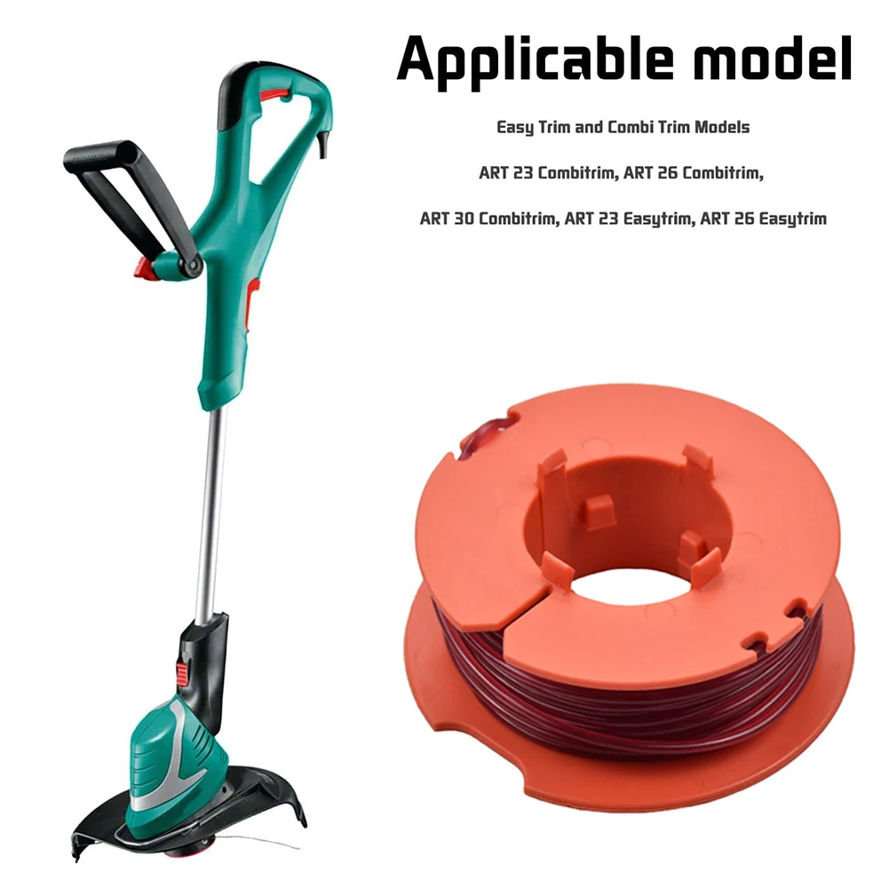 Фото Сменная катушка для триммерной лески Bosch ART 23 26 30 Easytrim Combitrim F016800175, нейлоновый материал, длина 32 фута №5