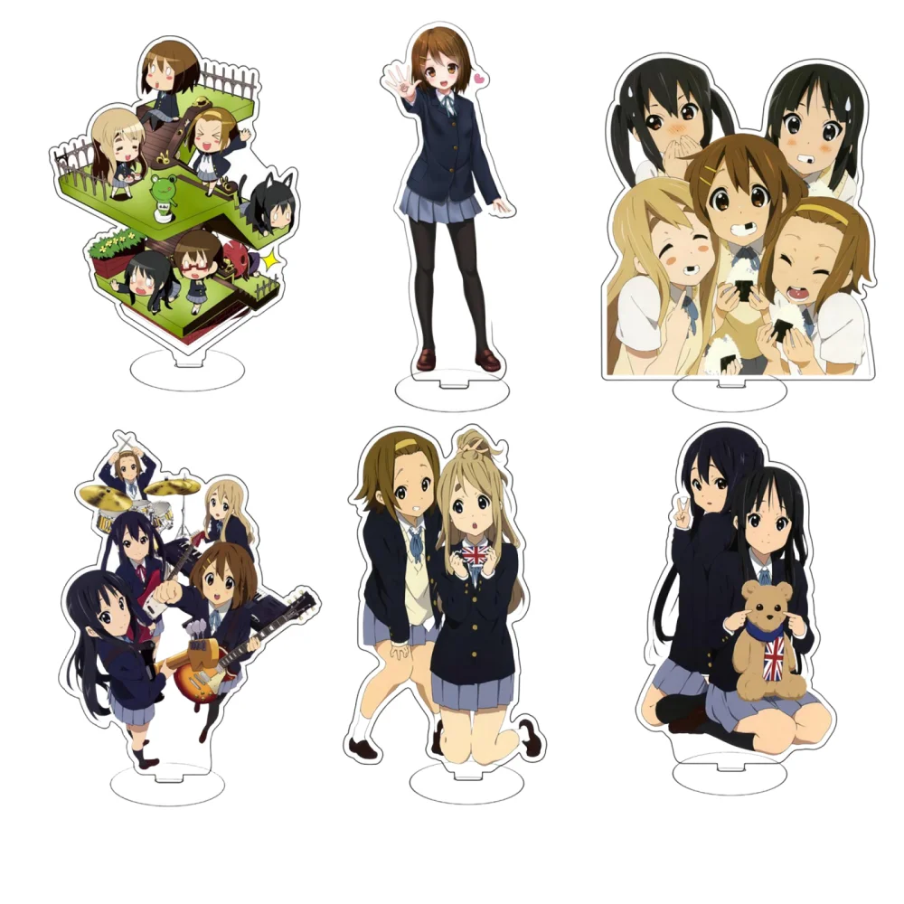 Горячее аниме K-ON! Женская фигурка Hirasawa Yui Mio Tainaka Ritsu Kotobuki Tsumugi акриловая подставка косплей подарок