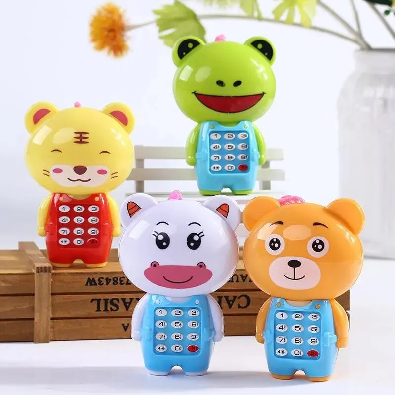 Электронная игрушка телефон музыкальный мини милый детский телефон игрушка раннее образование мультяшный телефон детские игрушки