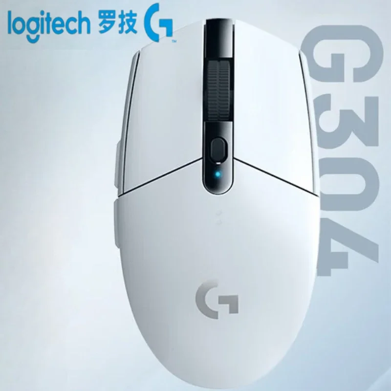 Проводная мышь Logitech (G) G102 G304, механическая кнопка, геймерские мыши, 8000 точек на дюйм, компьютерная мышь, перезаряжаемая RGB мышь для портативных ПК PUBG