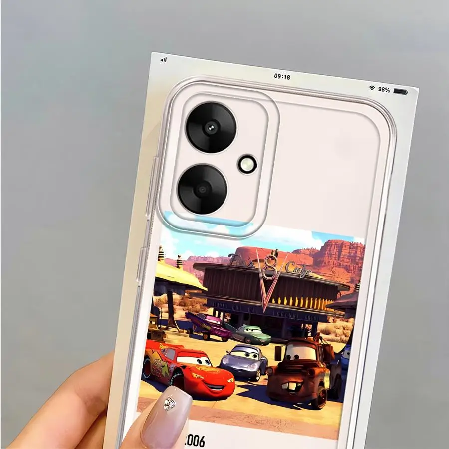 Фото Мягкий чехол для телефона Xiaomi Mi 11 Lite 11T Pro Disney Lightning McQueen Cool №2