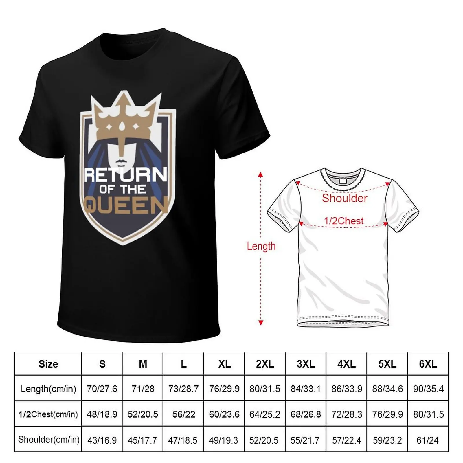 Фото Seattle Reign FC - футболка «Возвращение королевы», футболка с рисунком, летняя рубашка, спортивные футболки для мужчин, упаковка №2