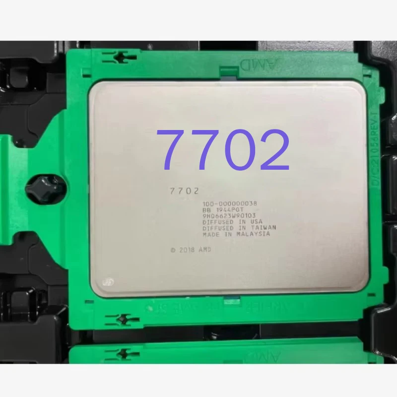 Заводская цена EPYC 7702 Процессор 2 ГГц 64C/128T 64 МБ кэш-памяти 200 Вт DDR4-2666V Socket Sp3 для материнской платы LGA4094 100-000000038