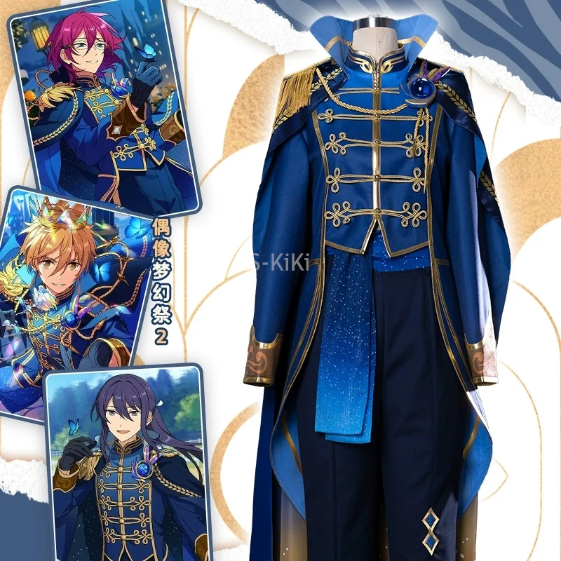 COS-KiKi Ensemble Stars 2 Mashiro Tomoya Saegusa Ibara Kanzaki Souma Cross Topic Pool Game Костюм Косплей Костюм Хэллоуин