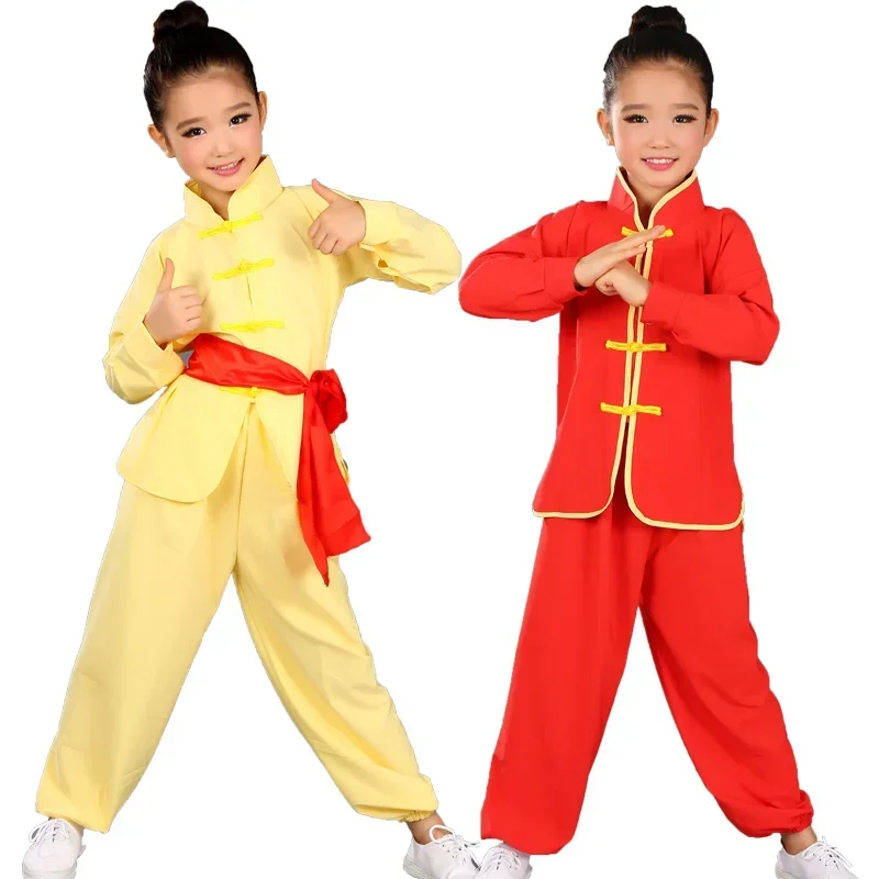 Фото Униформа традиционной китайской кухни KungFu para niños и ниñas, conjunto traje Wushu, сайт фольклорной тай-чи, t №2
